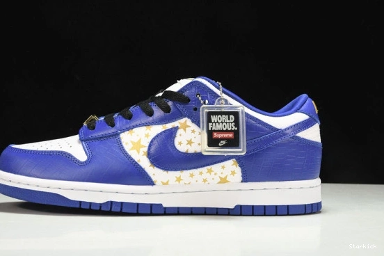 SB DH3228-100 Royal Low Hyper Nike Dunk Supreme Stars  0806